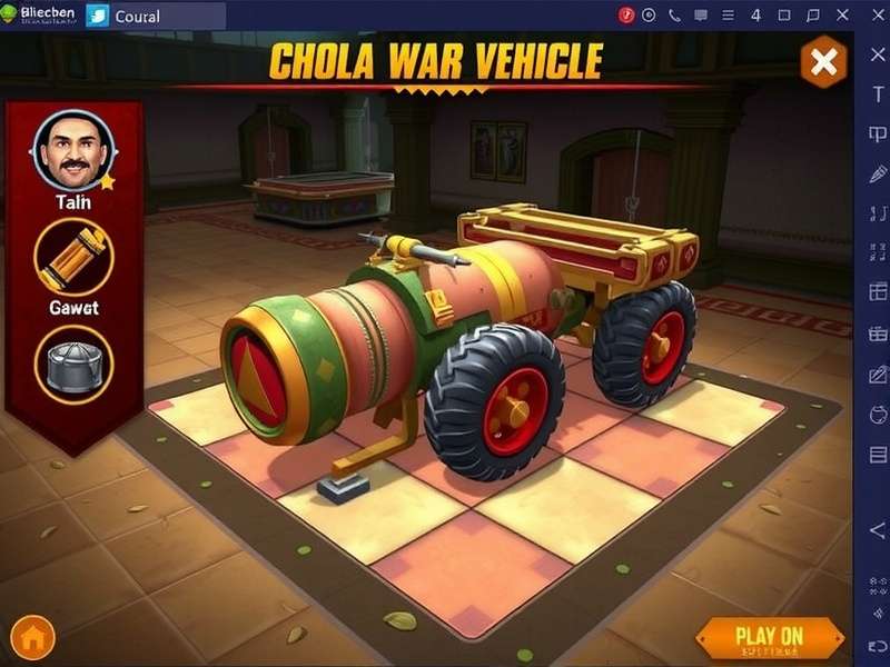 Chola War Vehicle Game Screenshot